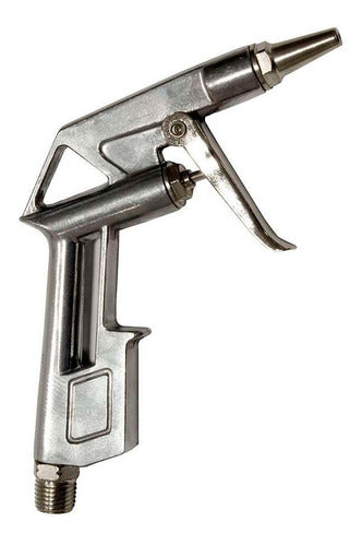 Kit Pistola De Pintura Gravidade Com 5 Peças 8621 Bremen Cor Azul