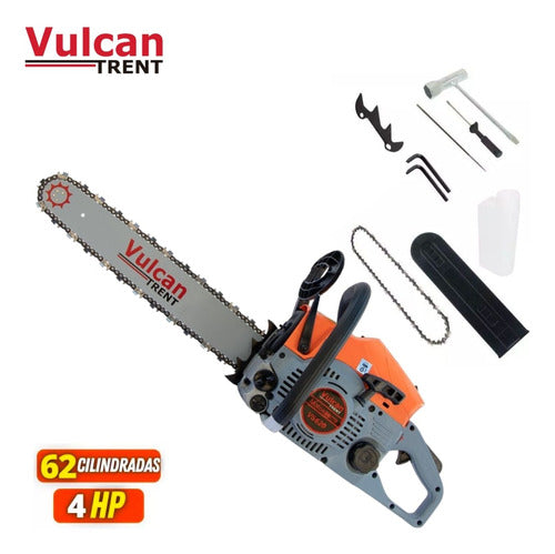 motosserra a gasolina profissional 62cc 4hp sabre 20 vulcan