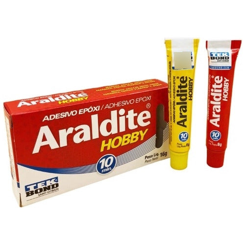 araldite hobby cola epóxi 10 minutos 23 gramas tekbond