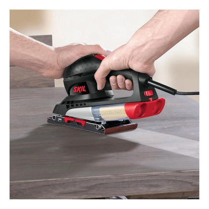 Lixadeira   Orbital Skil Madera 7351  Preta E Vermelha 200w 220v