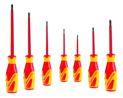 jogo chaves fenda phillips 7 peças vde 2170 - 2160 gedore