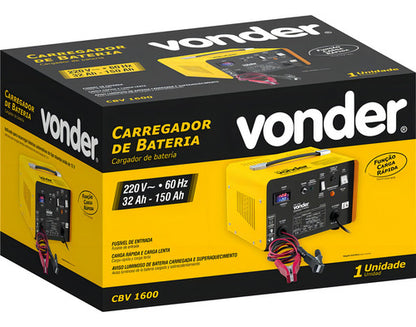 Carregador De Bateria Automotiva Visor Digital Vonder 220v