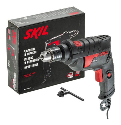 Furadeira Martelete  Elétrica De 10mm Skil 6602 570w + Acessório 220v