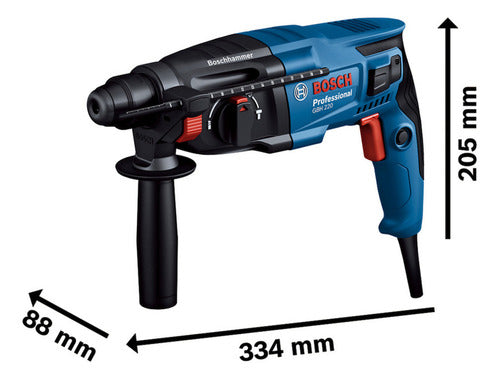 martelo rompedor bosch professional gbh 220 720w de potência azul 220v
