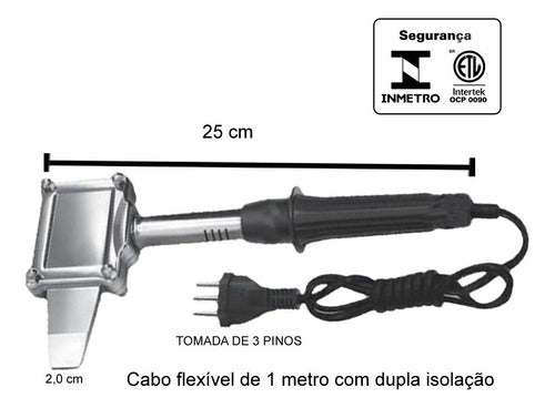 ferro de solda machadinha pro fame 127v ou 220v 180w