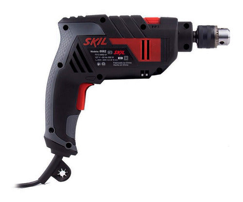 Furadeira Martelete  Elétrica De 10mm Skil 6602 570w + Acessório 220v