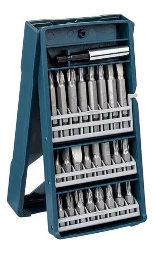 jogo de bits para parafusadeira mini x- line c/ 25 pcs bosch