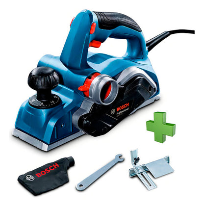 Plaina Bosch Gho 700 700w 2 Lâminas E Coletor De Pó Azul 220v