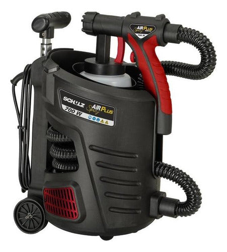 Pistola Eletrica Pintura Pulverização Schulz 700w 800ml 220v - Preto