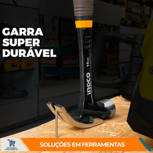 Martelo Unha Magnético Hch81016l 16oz Cabo Emborrachado