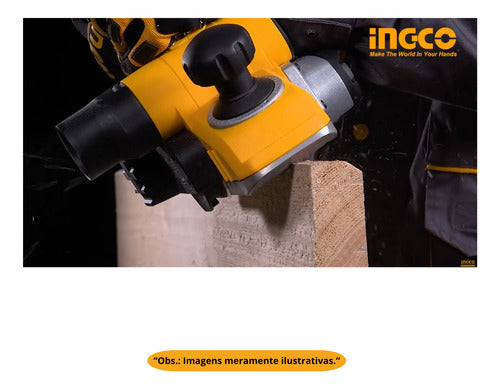 plaina elétrica ingco 1050w 220v - padrão - 220v