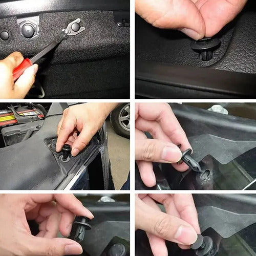 jogo de presilhas automotivas kit espátulas 625 peças vip
