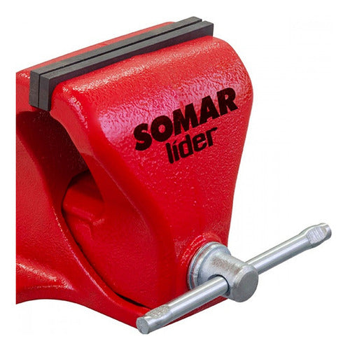 Torno Morsa De Bancada Fixo N° 8 Lider Somar By Schulz
