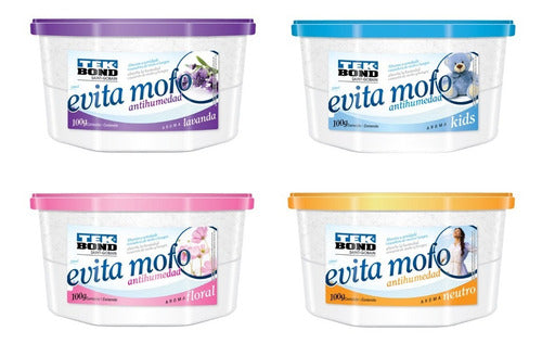 4 un pote anti mofo fungo seca guarda roupa fragrancias 100g