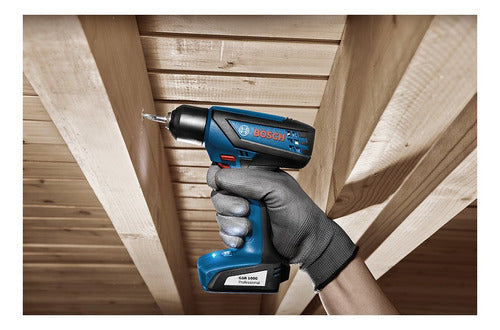 Furadeira Parafusadeira Sem Fio De 6mm Bosch Gsr 1000 Smart 12v Com Maleta 110v/220v