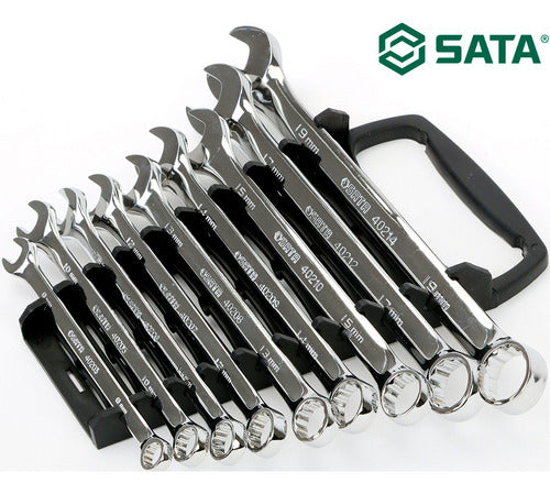 Jogo De Chave Combinada Sata 8-19mm 9 Peças