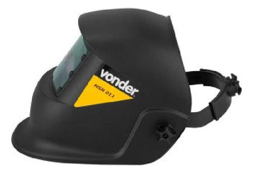 Máscara P/solda Escurecimento Automático Ton11 Msn011 Vonder Preto Lisa