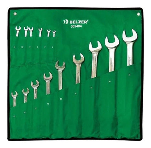 Jogo De Chave Combinada 1/4 A 1.1/4 - Belzer - 302904b