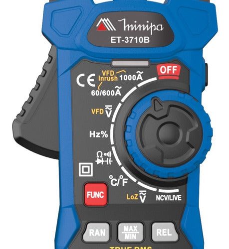 Alicate Amperímetro 1000 Ampers - Et-3710b Minipa