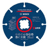Disco De Corte X Lock Carbide Multi-wheel 115 Mm Bosch Azul