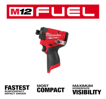 Parafusadeira De Impacto 1/4 M12 169nm Fuel 3453-20 Milwauke