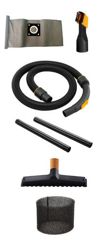 Aspirador Pó E Água Wap Gtw Inox 20 Soprador 1600w 20 Litros - Prata/Preto - 220V