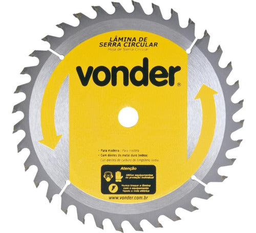 Disco De Serra Para Madeira 185 X 16 Mm 48 Dentes - Vonder