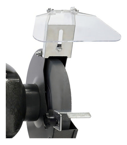 Moto Esmeril De Bancada 6 Pol 360w Me-6 Ferrari 220v Cinza