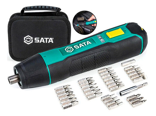 parafusadeira elétrica á bateria 3.6v recarregável usb sata