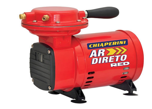 moto compressor de ar direto portátil chiaperini red 1750rpm - vermelho - monofásica