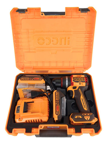 Parafusadeira Furadeira 1/2 Brushless 20v 2x 2ah Ingco