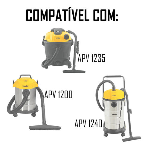 filtro ar hepa aspirador apv 1000 apv 1235 apv 1240 vonder