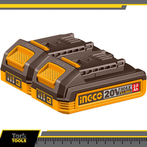 Kit Chave De Impacto 1/2 Parafusadeira Imp Ckli20275-9 Ingco - Amarelo