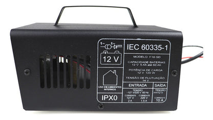 Carregador De Bateria Inteligente 10a 12v Flach F10 Sd