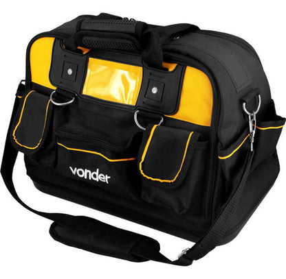 Bolsa Em Lona Para Ferramentas Vonder Bl128 Preto/amarelo