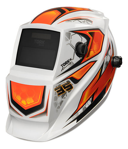 Mascara De Solda Auto Escurecimento Tork Racing35 Branco 4k - Branco - Racing 35