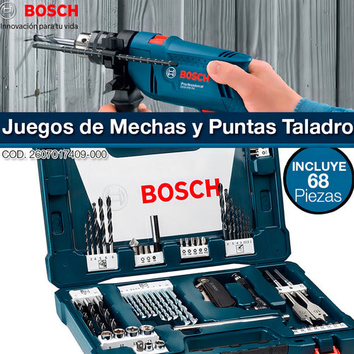 Jogo De Pontas E Brocas Bosch V-line De 68 Peças