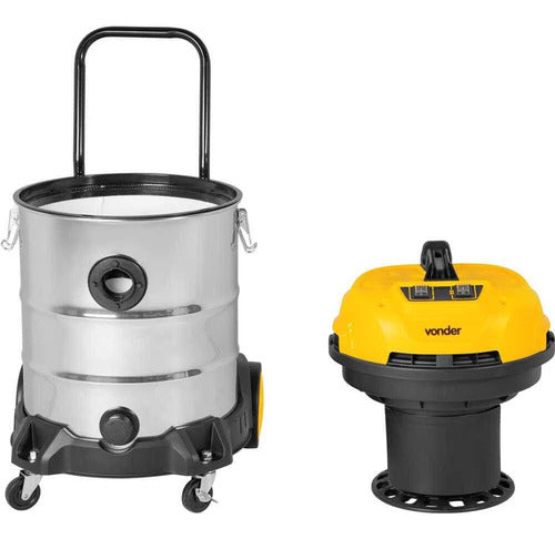 aspirador de pó e líquidos 60l apv2460 220v vonder amarelo