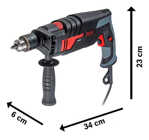 furadeira martelete parafusadeira 13mm skil 6060 700w 127v