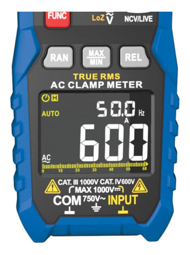 alicate amperímetro 1000 ampers et-3710b minipa