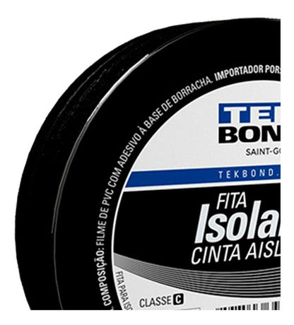 Fita Isolante 19mm X 20 Metros X 0.13mm 21131001920 Tekbond