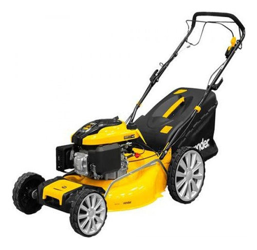 carrinho cortar grama gasolina 22'' 6,5hp tracionado vonder