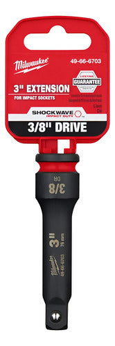 Extensão Para Soquete Impacto B 3/8  X 3  49666703 Milwaukee