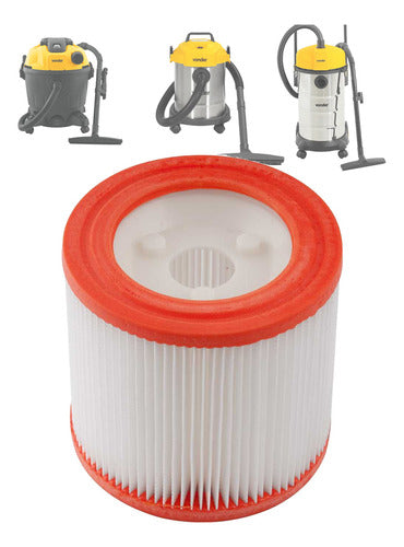 Filtro Ar Hepa Aspirador Apv 1000 Apv 1235 Apv 1240 Vonder