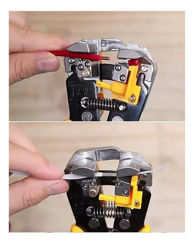 Alicate Eletricista Corta Decapa Crimpa Detecta Tensão 8.1/4