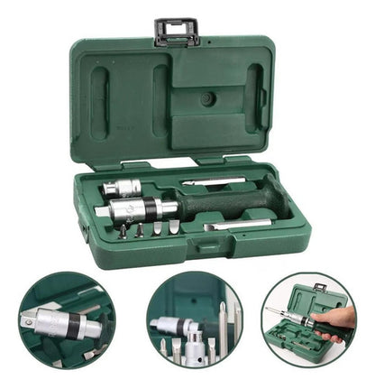 Jogo De Chave Impacto Fenda/philips 8peças Cabo Isolado Sata