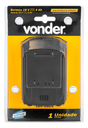 Bateria 18v 4.0ah Ibv1804 Linha Intercambiável Vonder