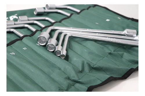 Jogo De Chave Biela 8 A 19 Mm 12 Peças St08021 Sata