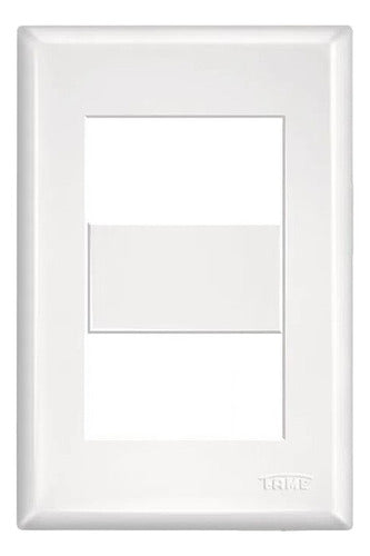 Conjunto 2 Tomadas 10a 4x2 Evidence Fame Branca Branco