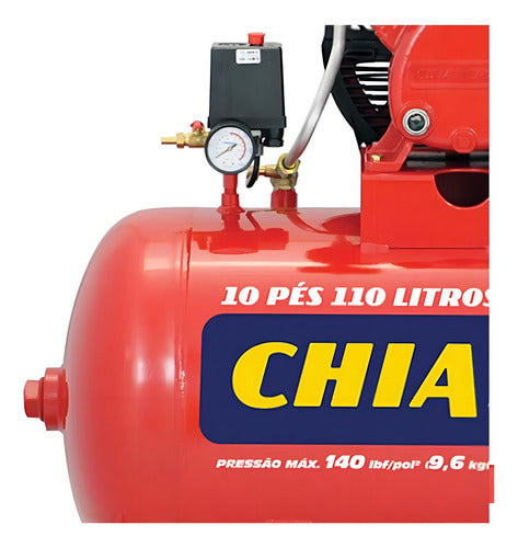 compressor de ar elétrico chiaperini profissional red 10/110